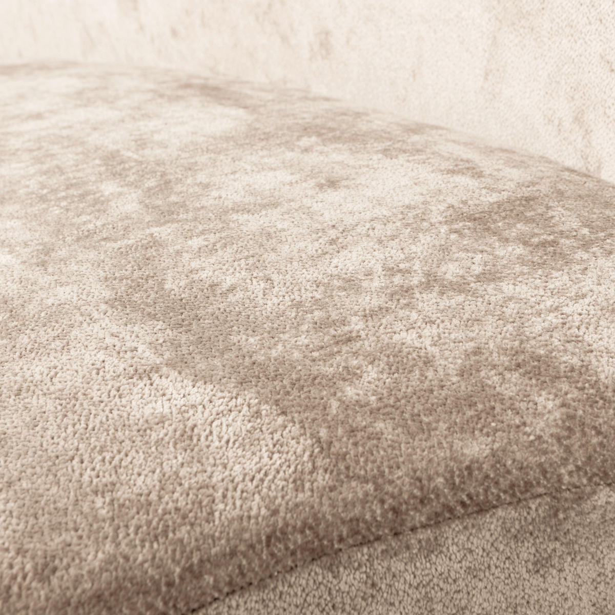 2-SITZER-SOFA in Chenille Naturfarben  - Naturfarben, Design, Holz/Holzwerkstoff (215/72/97cm) - Livetastic