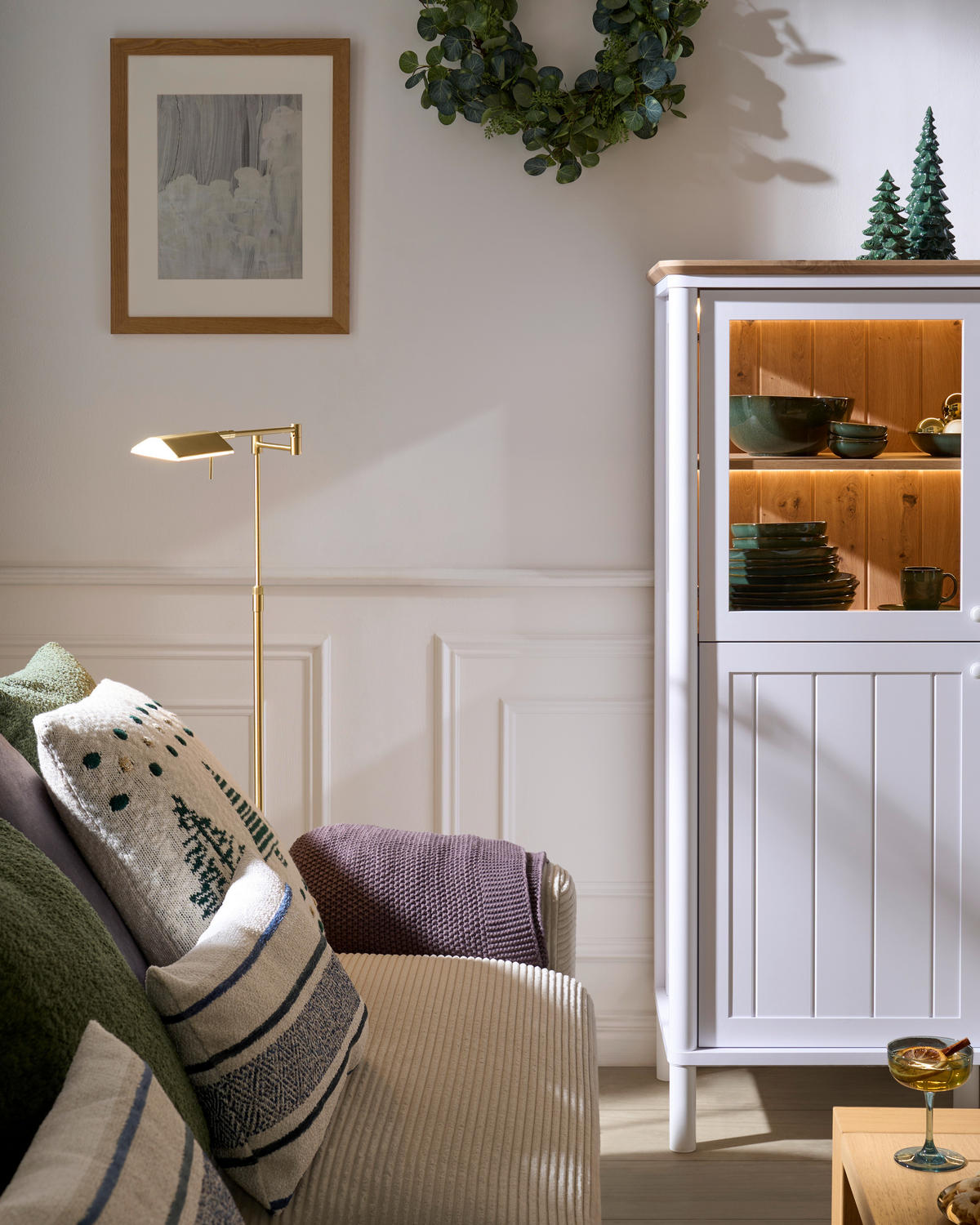 MEGA POHOVKA, textil, krémová - černá/krémová, Moderní, textil/plast (278/93/112cm) - Carryhome