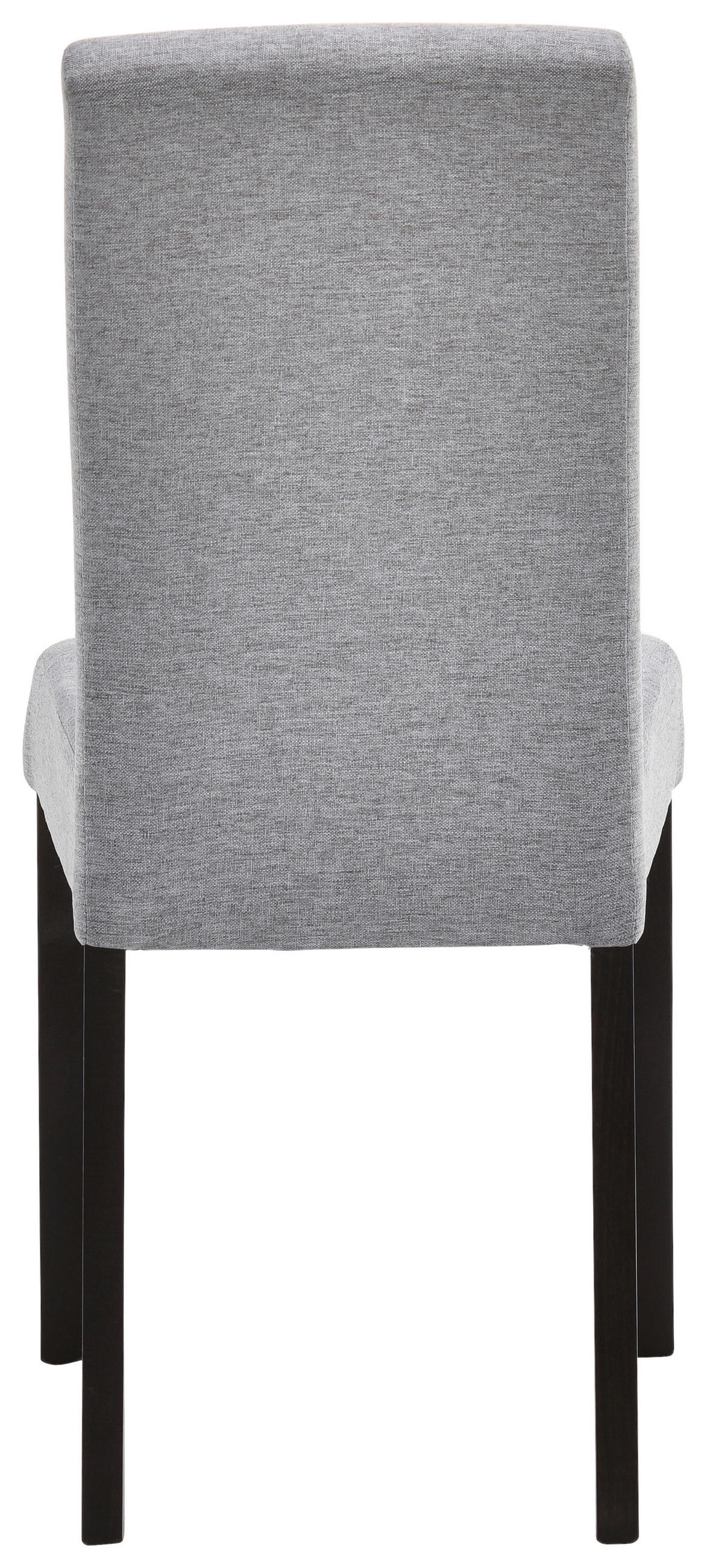 STUHL in Holz, Textil Schwarz, Hellgrau  - Hellgrau/Schwarz, KONVENTIONELL, Holz/Textil (43,5/94/59cm) - Cantus