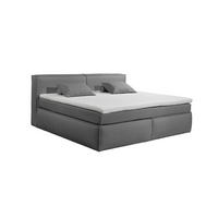 FAMILIENBOXSPRINGBETT - Dunkelgrau/Schwarz, LIFESTYLE, Kunststoff/Textil (240/200cm) - Esposa
