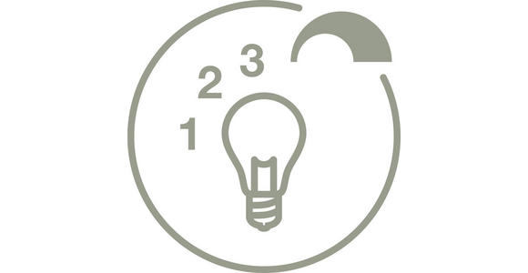 LED-TISCHLEUCHTE 18/13,2/35 cm   - Silberfarben, Basics, Kunststoff (18/13,2/35cm) - Novel