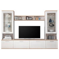 DNEVNI REGAL,  bela  - srebrne barve/bela, Konvencionalno, umetna masa/steklo (277/191/35/43cm) - Ti'me