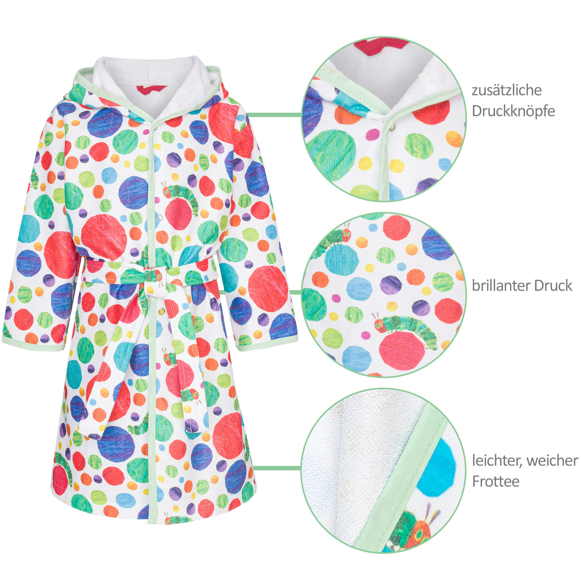 KINDERBADEMANTEL 128  - Multicolor, Basics, Textil (128null)