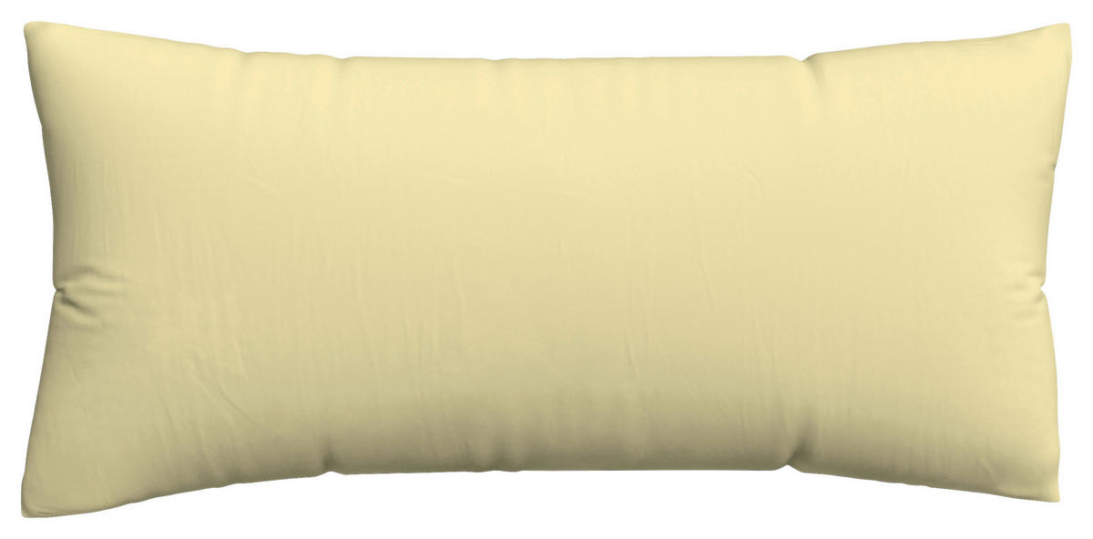 KOPFPOLSTERBEZUG KNITTED JERSEY 40/80 cm  - Gelb, Basics, Textil (40/80cm) - Schlafgut