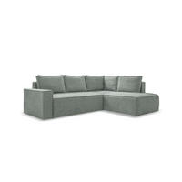 HÖRNSOFFA i  - vit/grå, Design, textil/plast (247/194cm) - MID.YOU