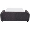 SCHLAFSOFA Leinenoptik Dunkelgrau  - Dunkelgrau/Schwarz, Design, Kunststoff/Textil (198/91/100cm) - Carryhome