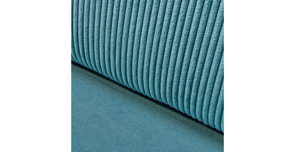 SCHLAFSESSEL mit Cord Türkis - Türkis, Design, Kunststoff/Textil (90/89/83cm) - Novel