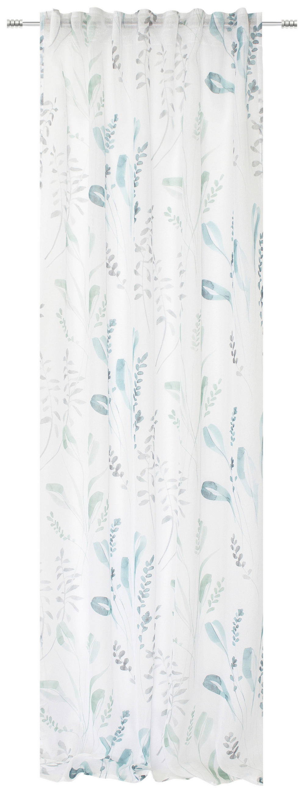 Vorhang Mit Band Camilla 140x245 Cm Blau/grün