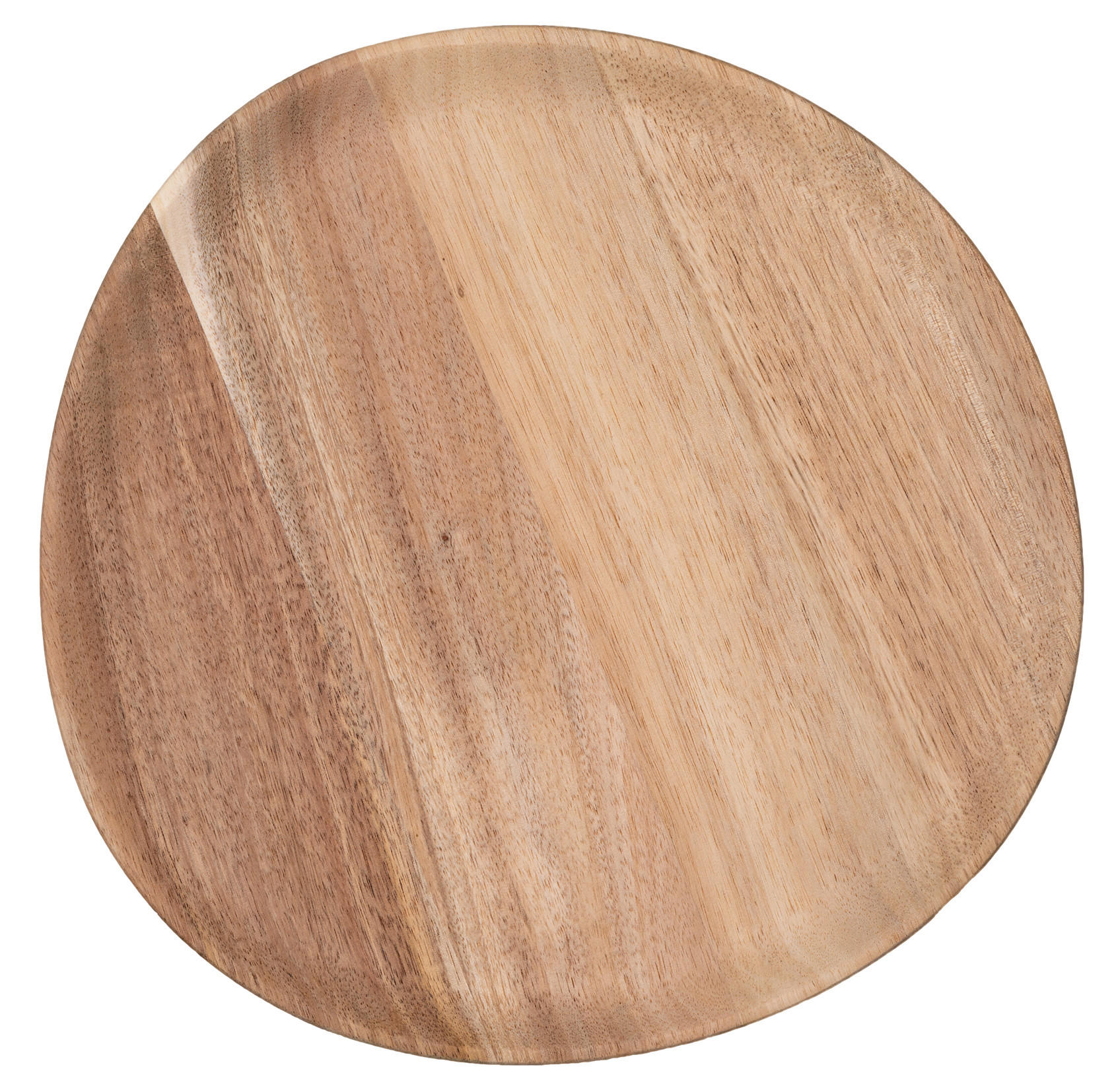 DEKOTELLER - Akaziefarben, Design, Holz (27,5cm) - Räder