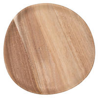DEKOTELLER - Akaziefarben, Design, Holz (27,5cm) - Räder