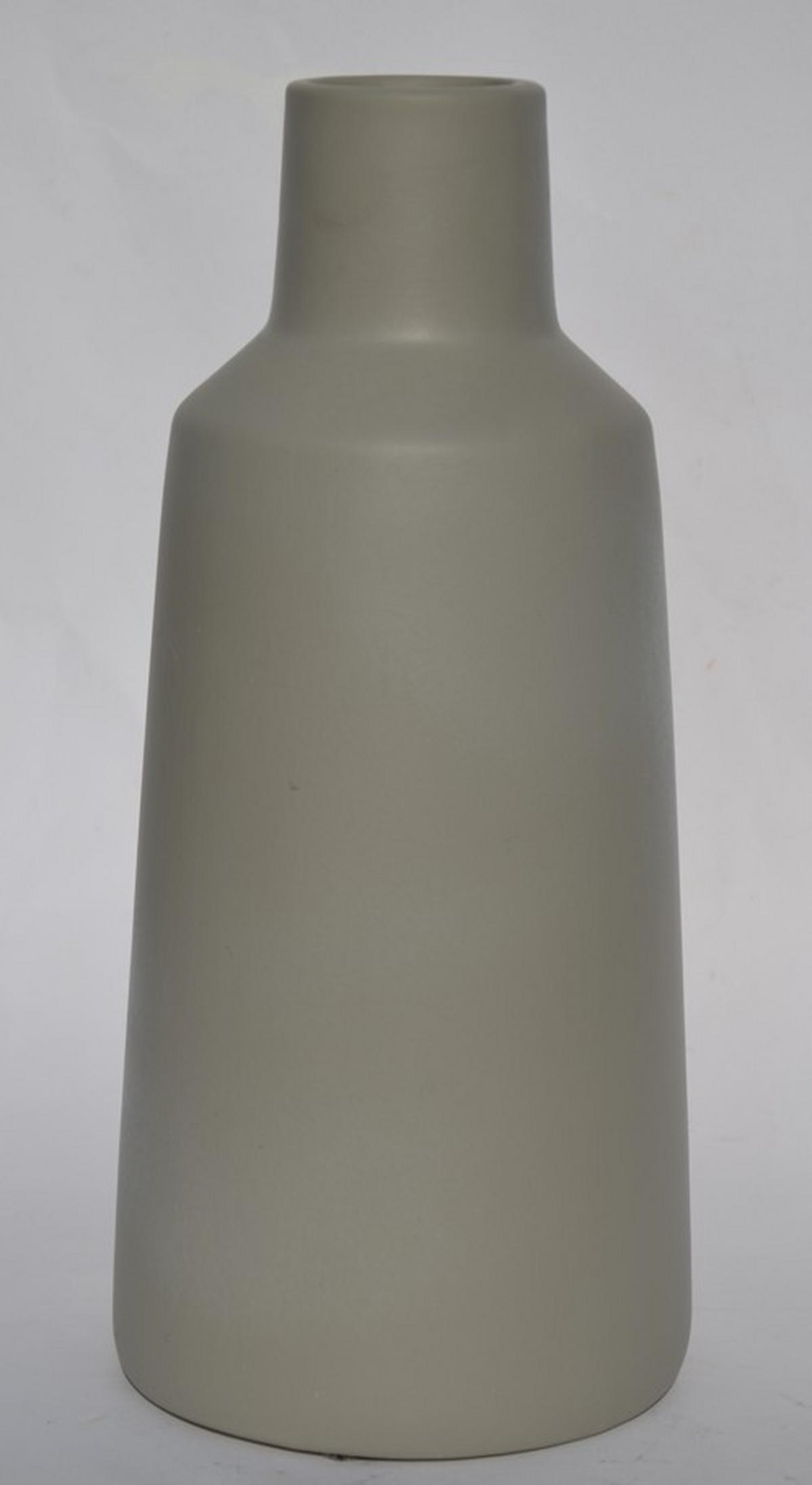 VASE  - Hellgrau, Basics, Keramik (14/30/14cm)