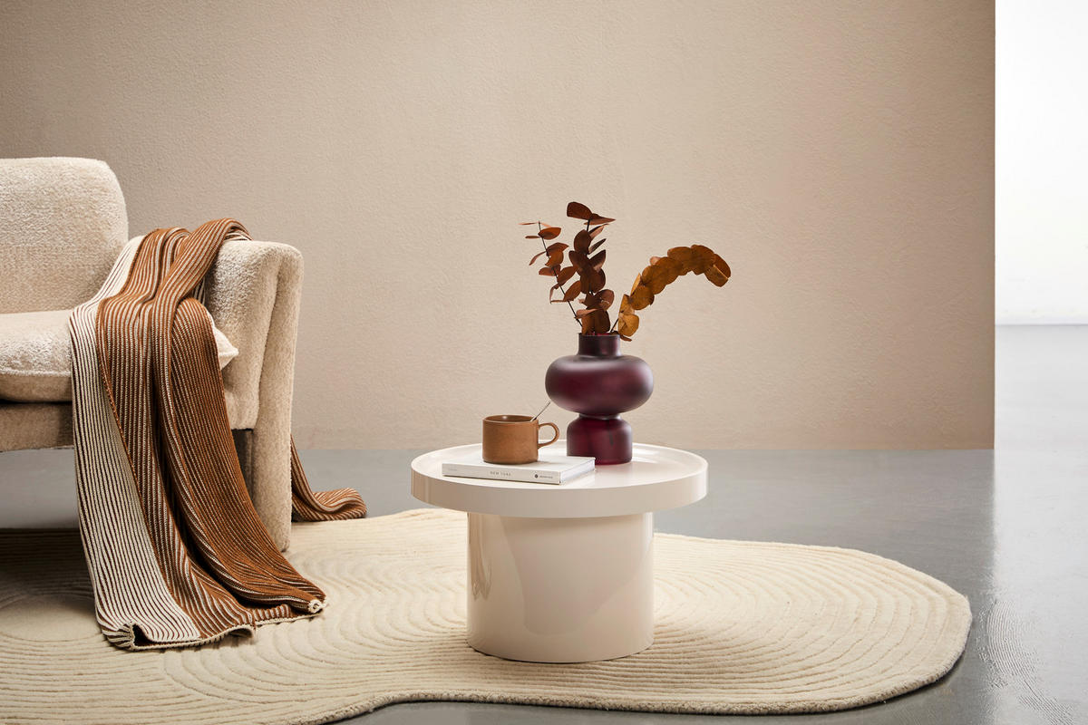 BEISTELLTISCH 50/50/30 cm Kaschmir rund  - Kaschmir, Design, Holzwerkstoff (50/50/30cm) - Novel