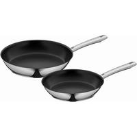 PFANNENSET Nordics Edelstahl 2-teilig  - Edelstahlfarben, Basics, Metall (29,5/10,5/48,4cm) - WMF
