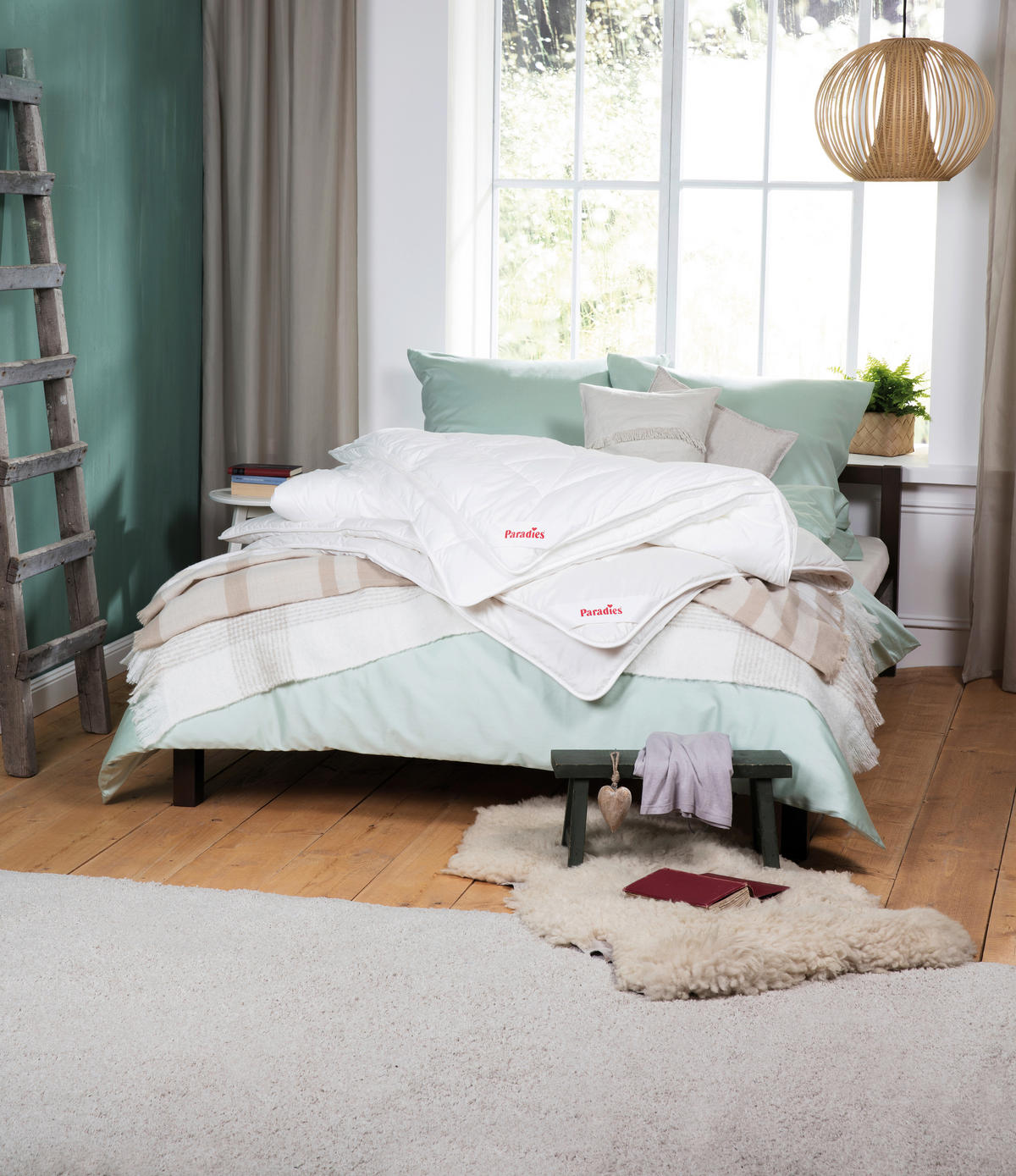 WINTERDECKE  Columbus  155/220 cm   - Weiß, Basics, Textil (155/220cm) - Paradies