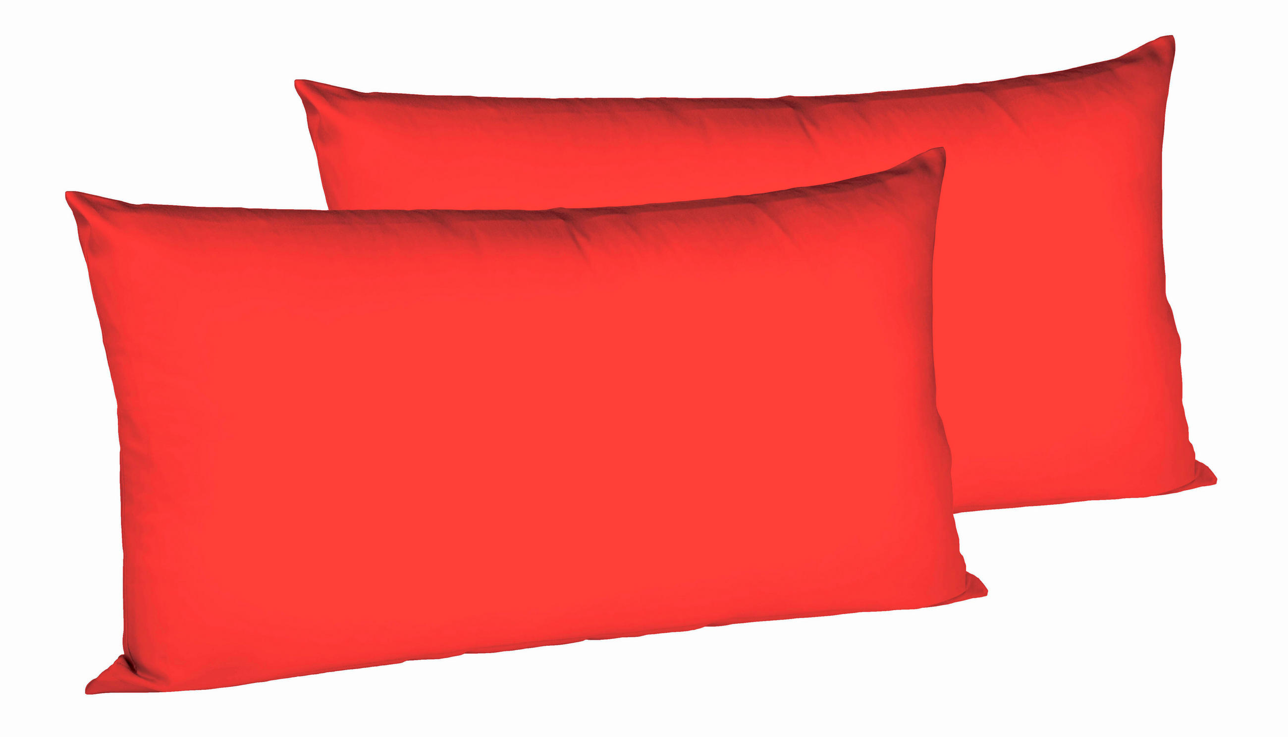 KOPFKISSENBEZUG 40/80 cm - Rot, Basics, Textil (40/80cm) - Fleuresse