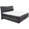 BOXSPRINGBETT 180/200 cm  in Grau  - Schwarz/Grau, Basics, Holzwerkstoff/Kunststoff (180/200cm) - Esposa