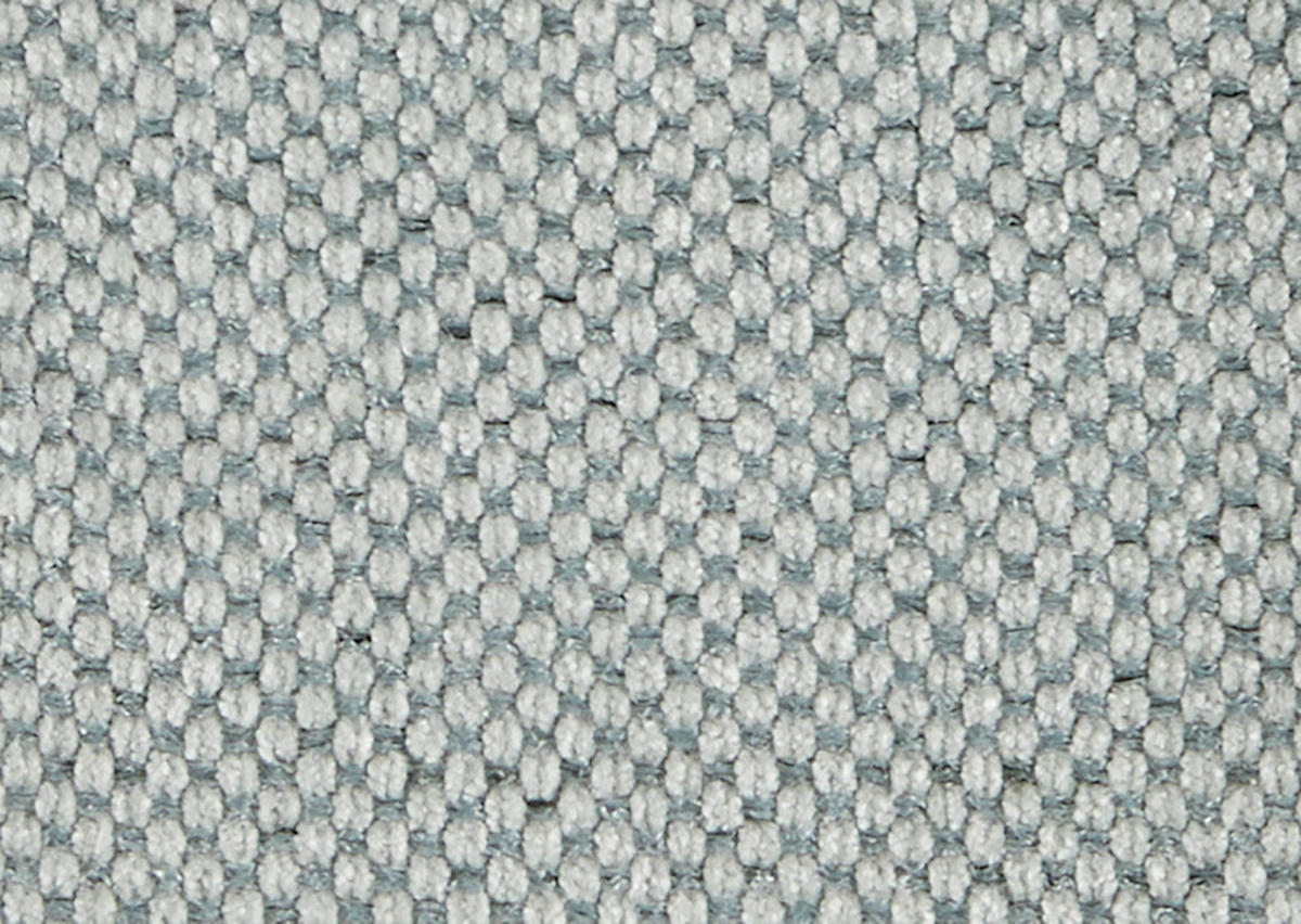 ECKSOFA Flachgewebe Mintgrau  - Mintgrau/Schwarz, Design, Textil/Metall (204/341cm) - Xora