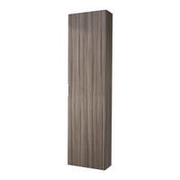MIDISZEKRÉNY 35/140/20 cm  - vörösfenyő/ezüst, Basics, faalapú anyag/Üveg (35/140/20cm) - Welnova