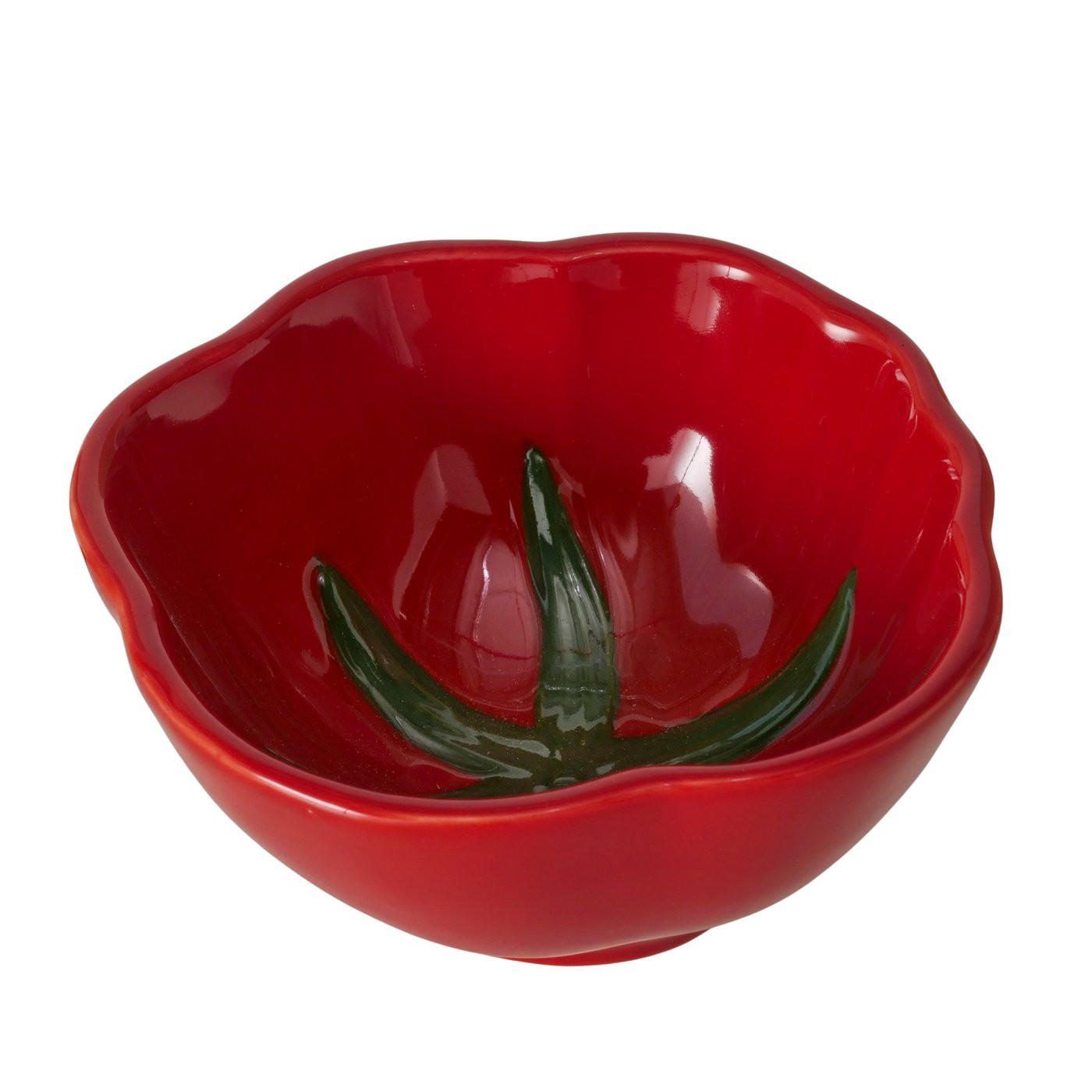 MÜSLISCHALE  - Rot, Trend, Keramik (13/6cm)