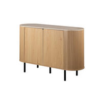 KOMMODE , 120/80/40 cm,  - Eichefarben/Schwarz, Design, Holzwerkstoff/Metall (120/80/40cm) - MID.YOU