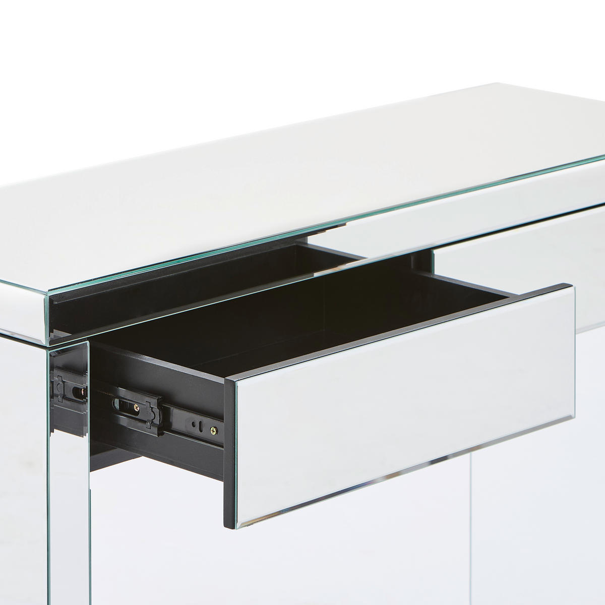 KONSOLE Klar  - Klar, Design, Glas/Holzwerkstoff (100.5/76/35cm) - MID.YOU