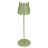 PUNJIVA STONA LAMPA - zelena, Trendi, metal (12/22-38cm)