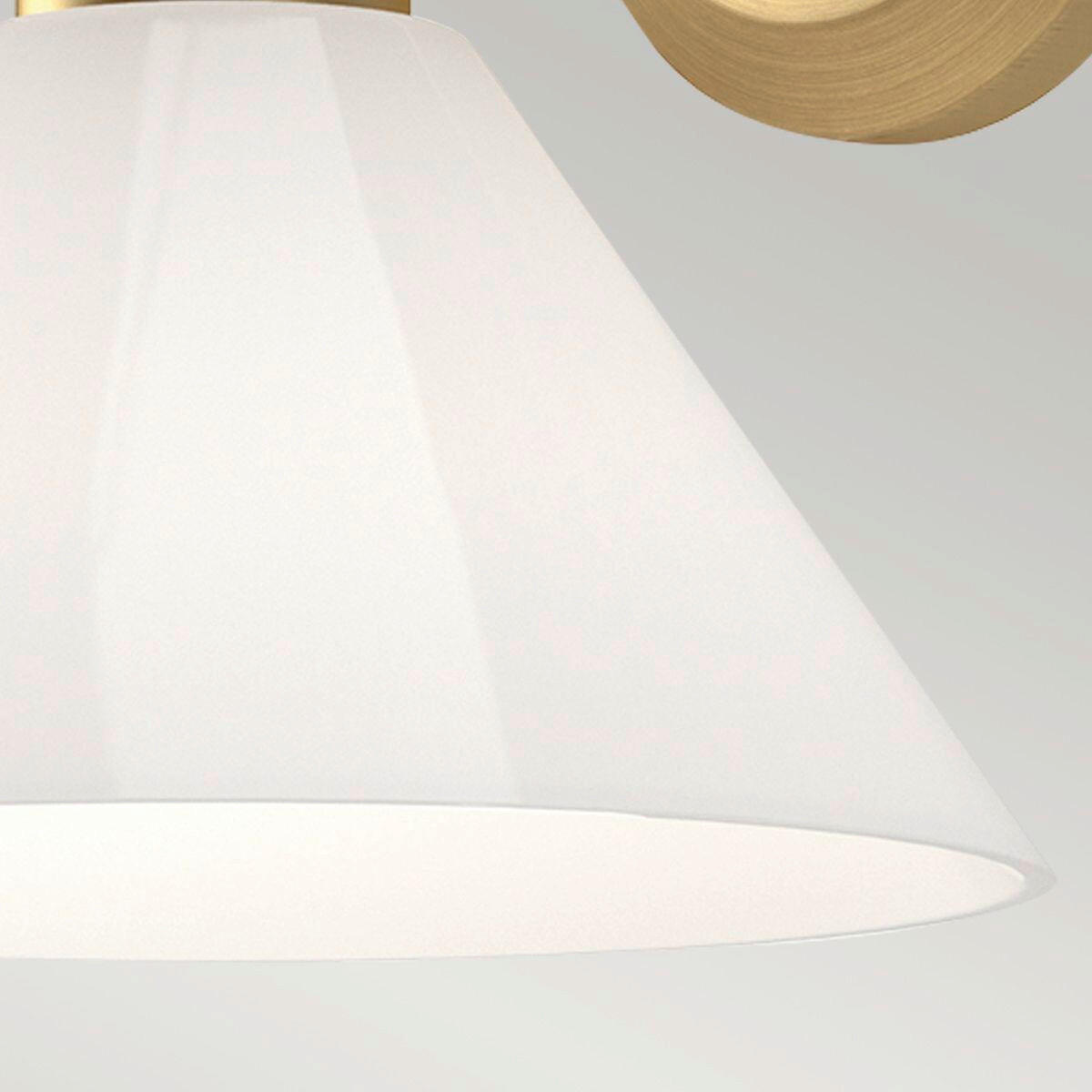 WANDLEUCHTE   - Goldfarben, KONVENTIONELL, Glas/Metall (22,2/20,3/21,8cm) - Elstead Lighting