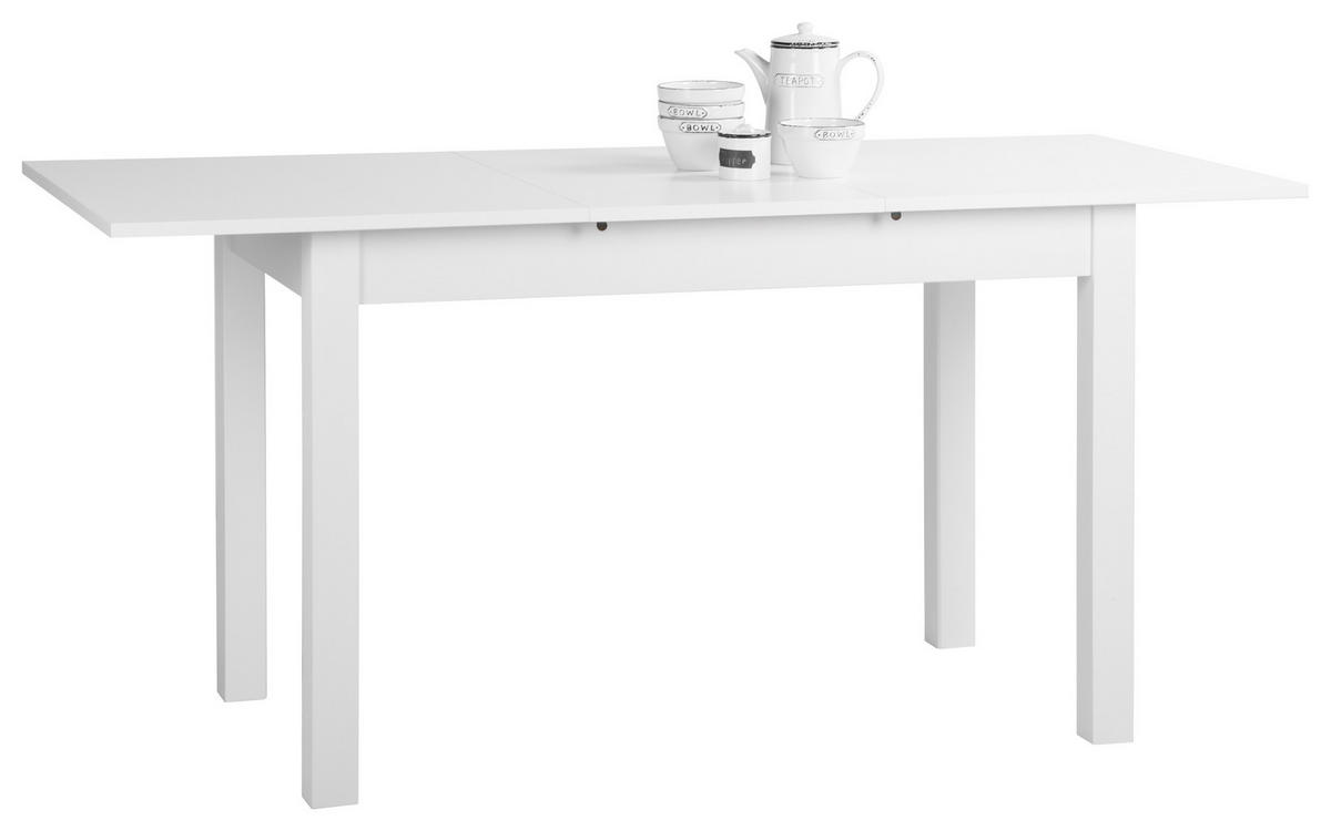 TABLE in Holzwerkstoff 120/70/76,5 cm  - blanc, Design, matériau de bois (120/70/76,5cm) - Carryhome