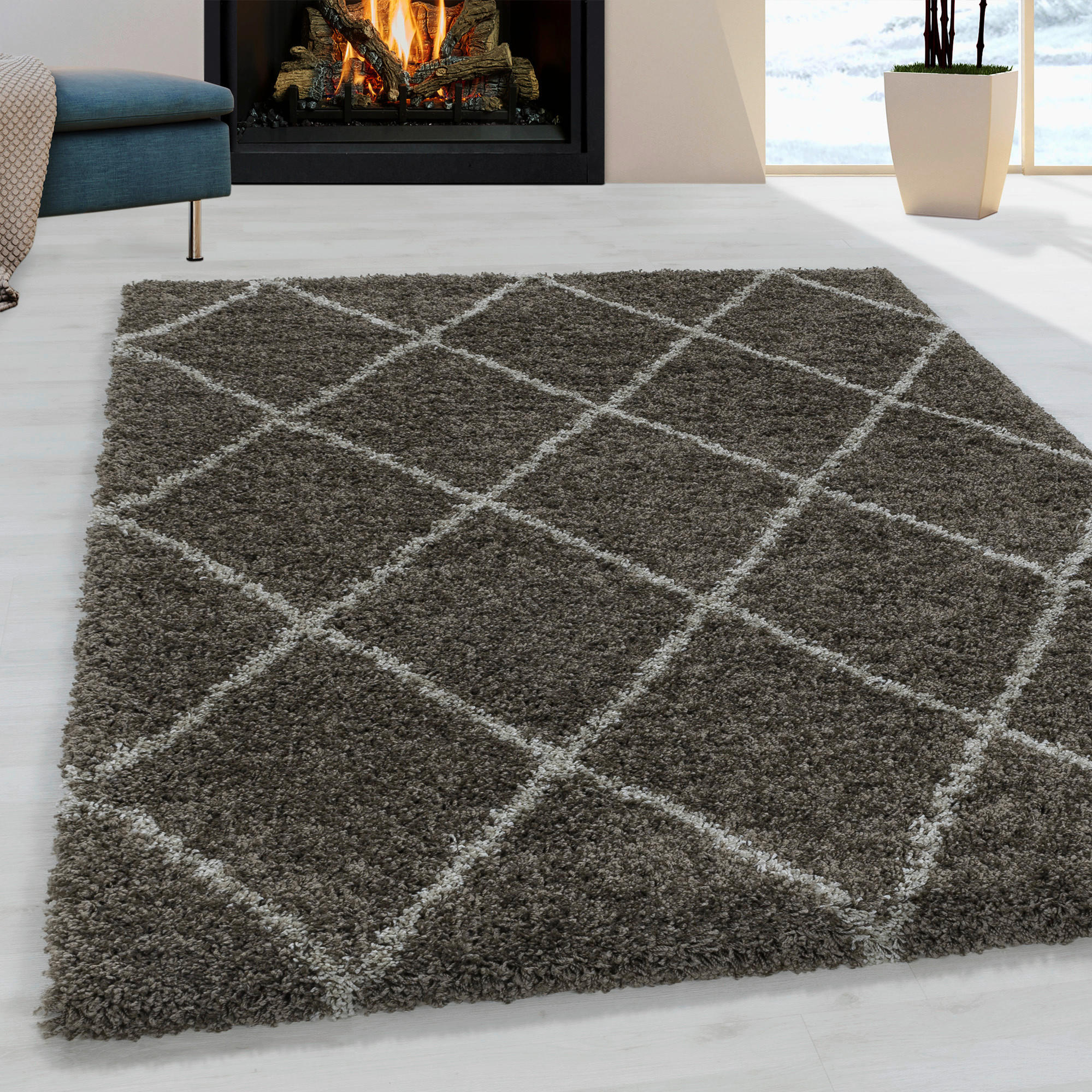 RYAMATTA 60/110 cm Alvor 3401 Taupe  - taupe, Basics, textil (60/110cm)