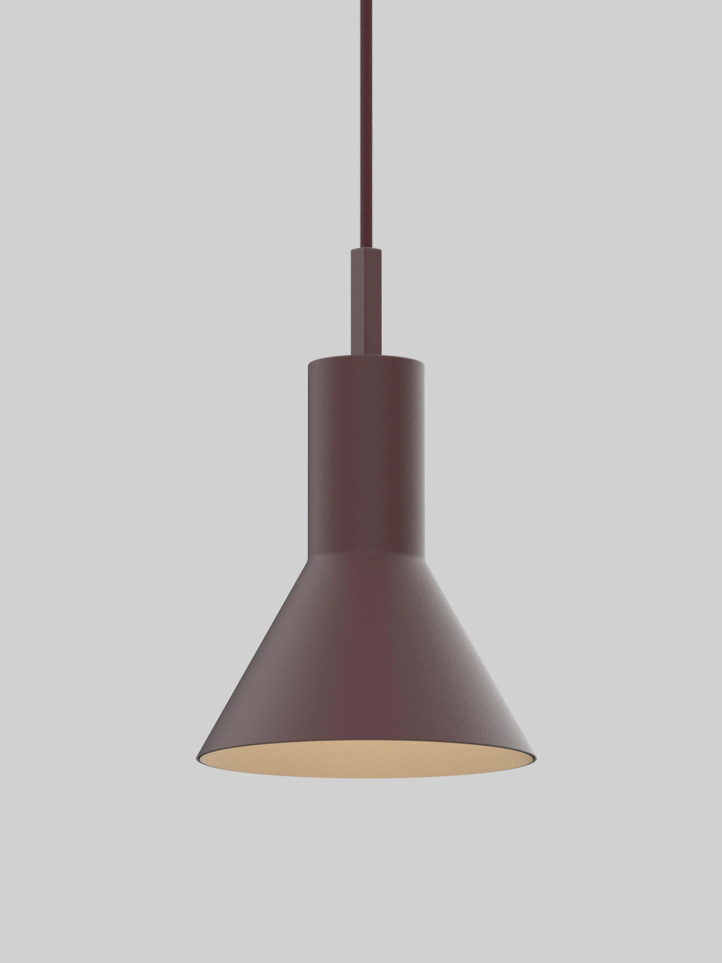 HÄNGELEUCHTE It's about RoMi 14.5/14.5/272 cm  - Rotbraun, Trend, Metall (14.5/14.5/272cm) - It's about Romi