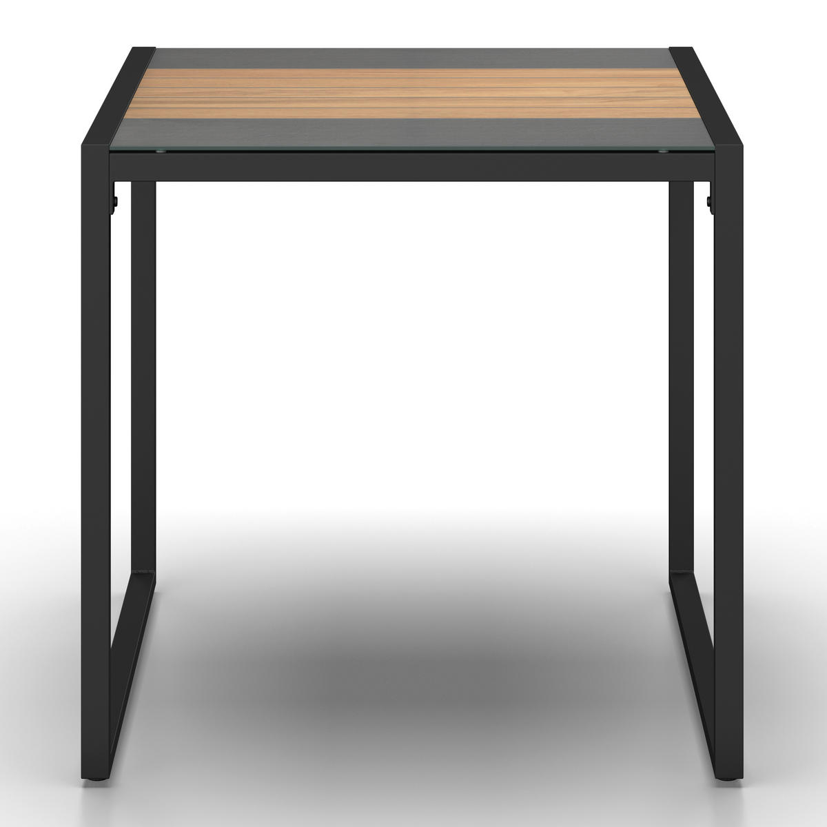 BAŠT. GARNITURA ZA RUČAVANJE 2 dela  - prirodna boja/svetlosiva, Moderno, staklo/metal (181/73/65cm) - Bessagi Garden