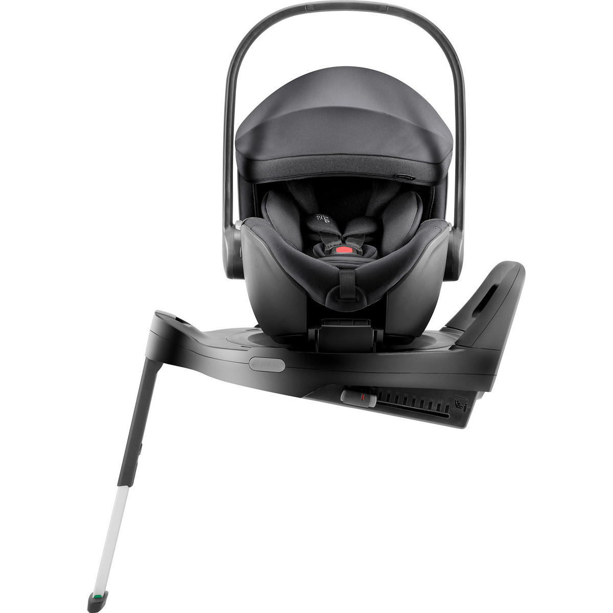 KINDERWAGENSET  Smile 5Z Set  Carbon Black  - Schwarz/Grau, Basics, Textil/Metall (57/112/97.7cm) - Britax Römer