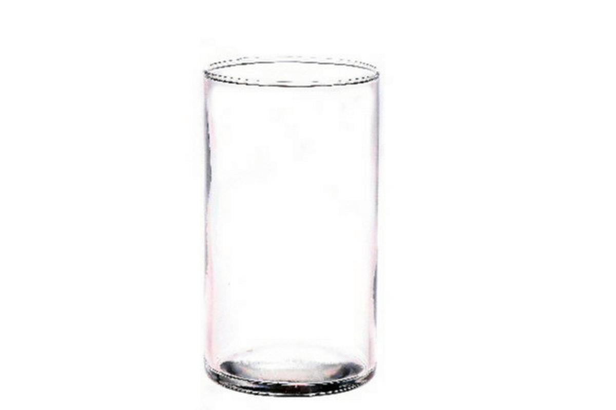 VÁZA, sklo,  - číra, Basics, sklo (11,5/20/11,5cm)