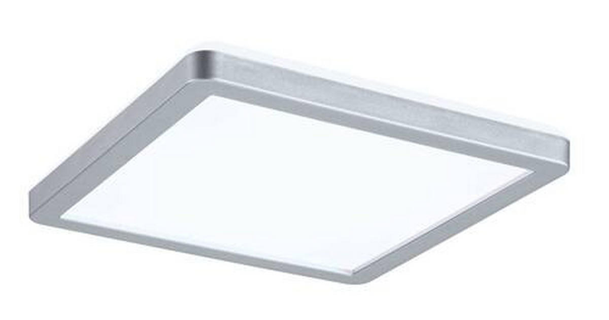 LED-PANEEL 19/19/2,8 cm   - Chromfarben, Basics, Kunststoff (19/19/2,8cm) - Paulmann