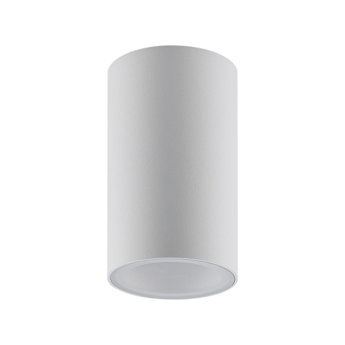 BADEZIMMER-DECKENLEUCHTE 6/6/10,5 cm    - Weiß, Design, Metall (6/6/10,5cm)