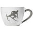 JUMBOTASSE 400 ml - Weiß/Grau, LIFESTYLE, Keramik (15,5/9/11,5cm) - Gmundner JUMBOTASSE 400 ml - Weiß/Grau, LIFESTYLE, Keramik (15,5/9/11,5cm) - Gmundner