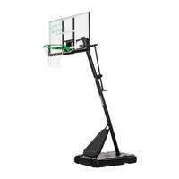 BASKETBALLSTÄNDER - Schwarz/Grün, KONVENTIONELL, Kunststoff/Metall (138/296-371/240cm) - Salta