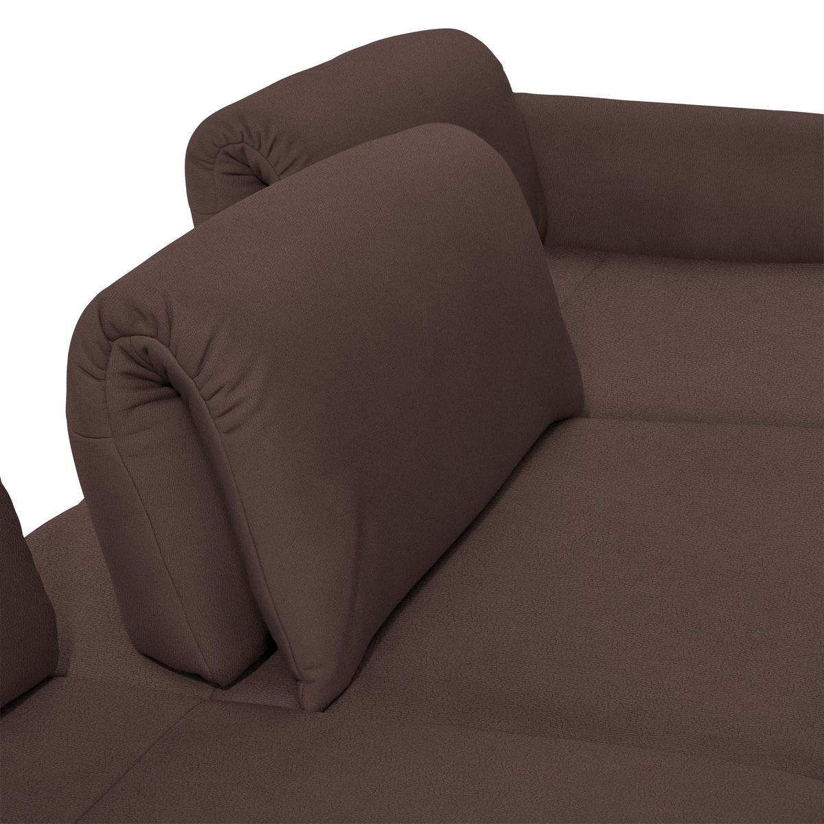 ECKSOFA Posh in Echtleder Braun  308/173 cm  - Anthrazit/Braun, Design, Leder/Metall (308/173cm) - Joop!