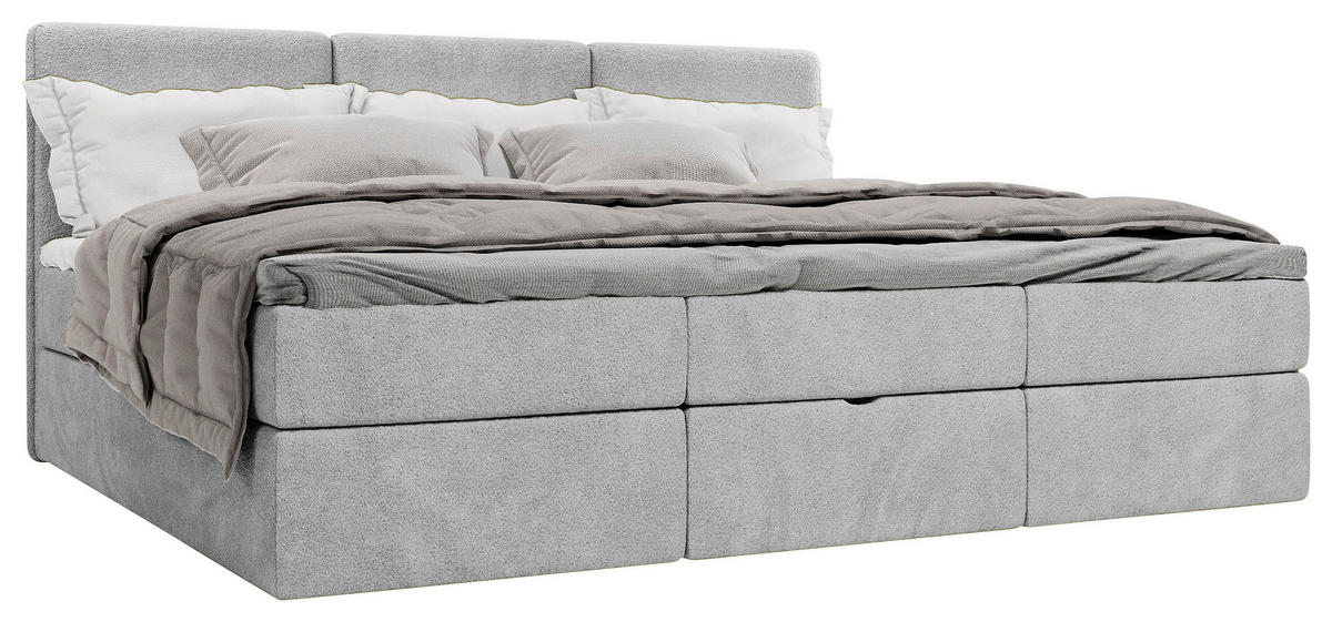 FAMILIENBETT - Schwarz/Grau, Modern, Holz/Holzwerkstoff (240/200cm) - MID.YOU