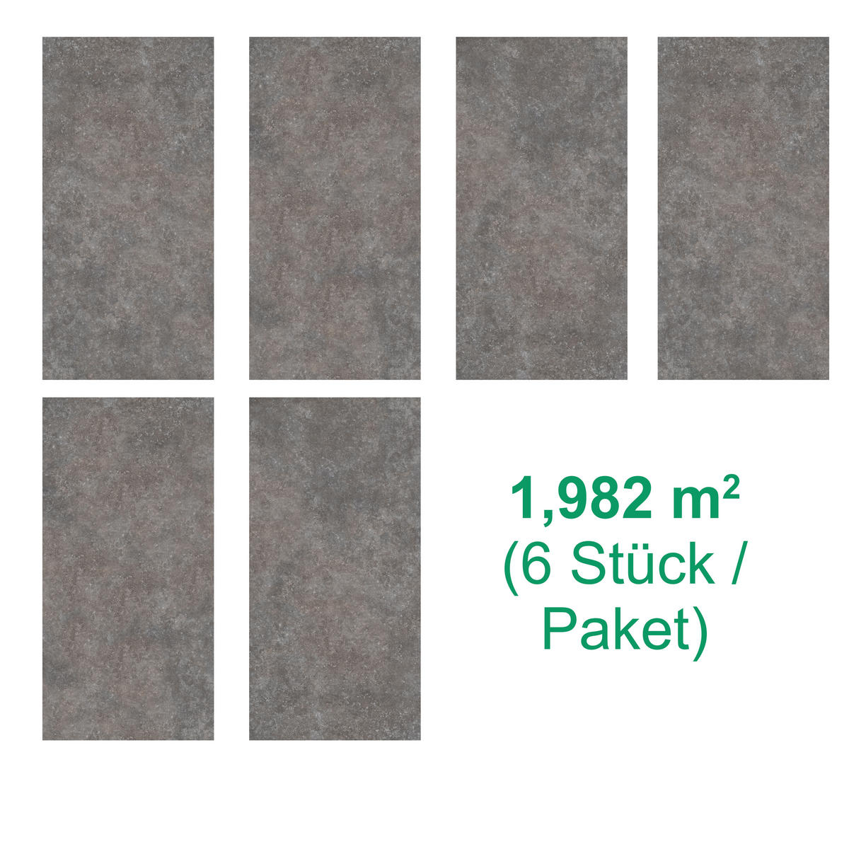 DESIGNBODEN Large  per  m² - Beige, Basics, Kunststoff (81.28/40.64/0.75cm)