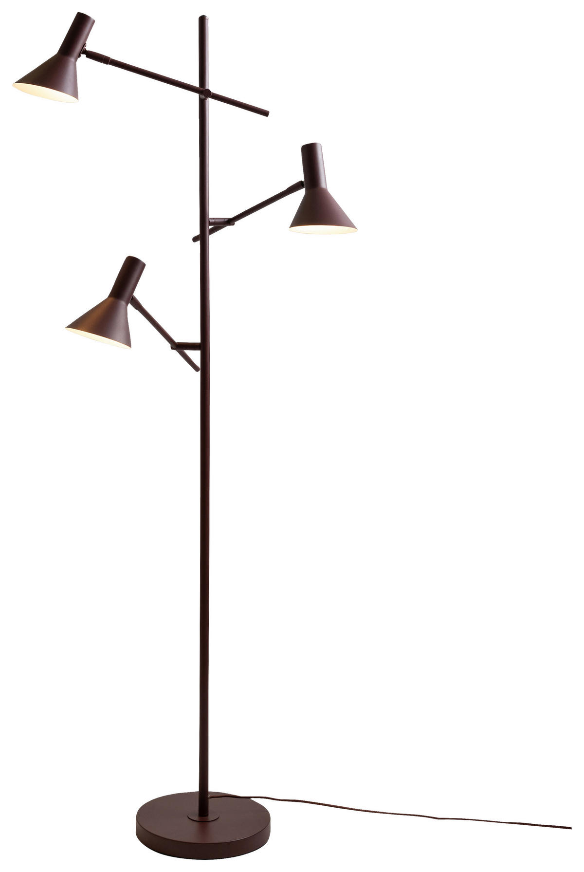STEHLEUCHTE - Bordeaux, Design, Metall (59/44/171cm) - It's about Romi