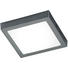 LED-PANEEL - Nickelfarben, Design, Metall (22,5/3,5/22,5cm) LED-PANEEL - Nickelfarben, Design, Metall (22,5/3,5/22,5cm)