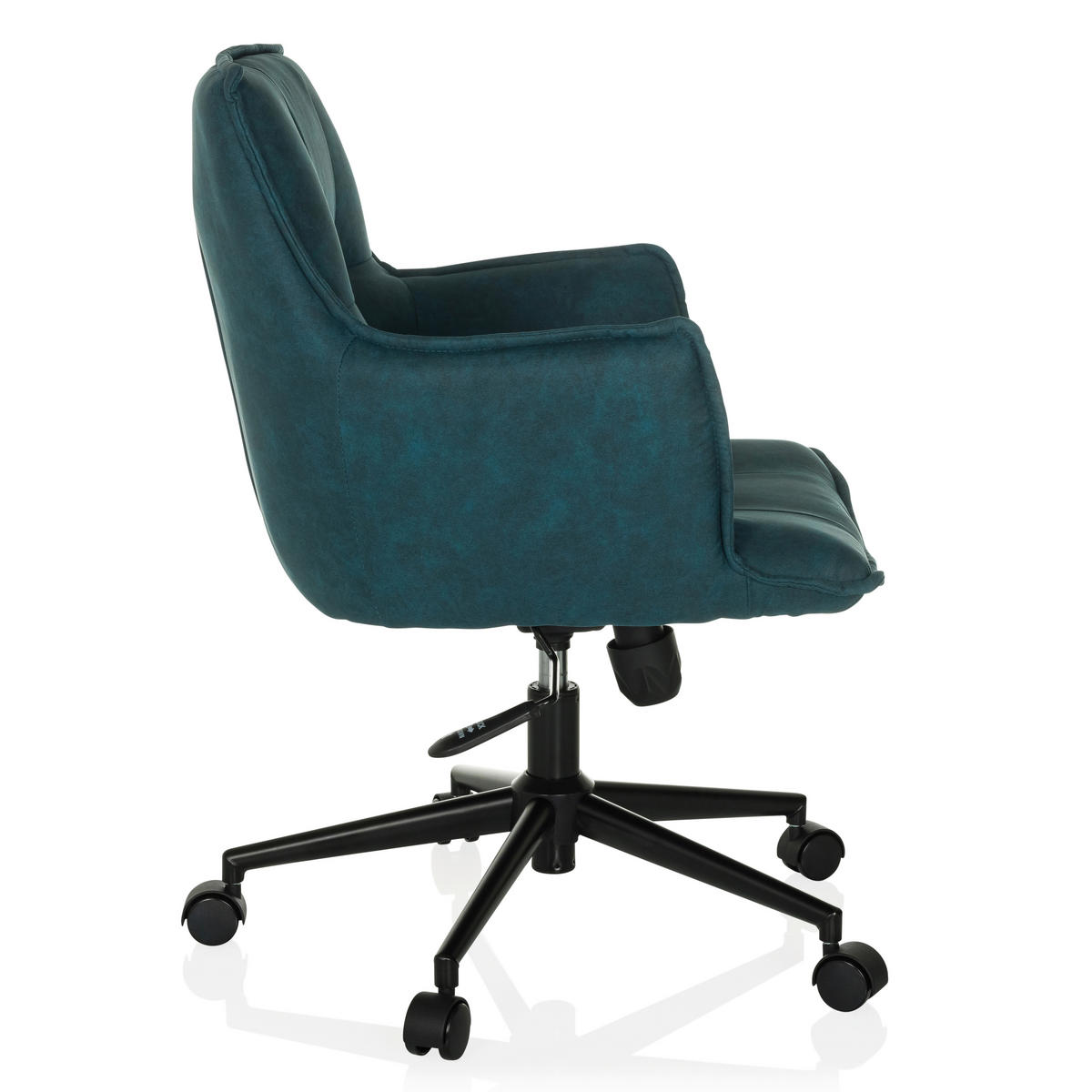 DREHSTUHL Dunkelblau  - Schwarz/Dunkelblau, MODERN, Kunststoff/Textil (54/85/70cm) - MID.YOU