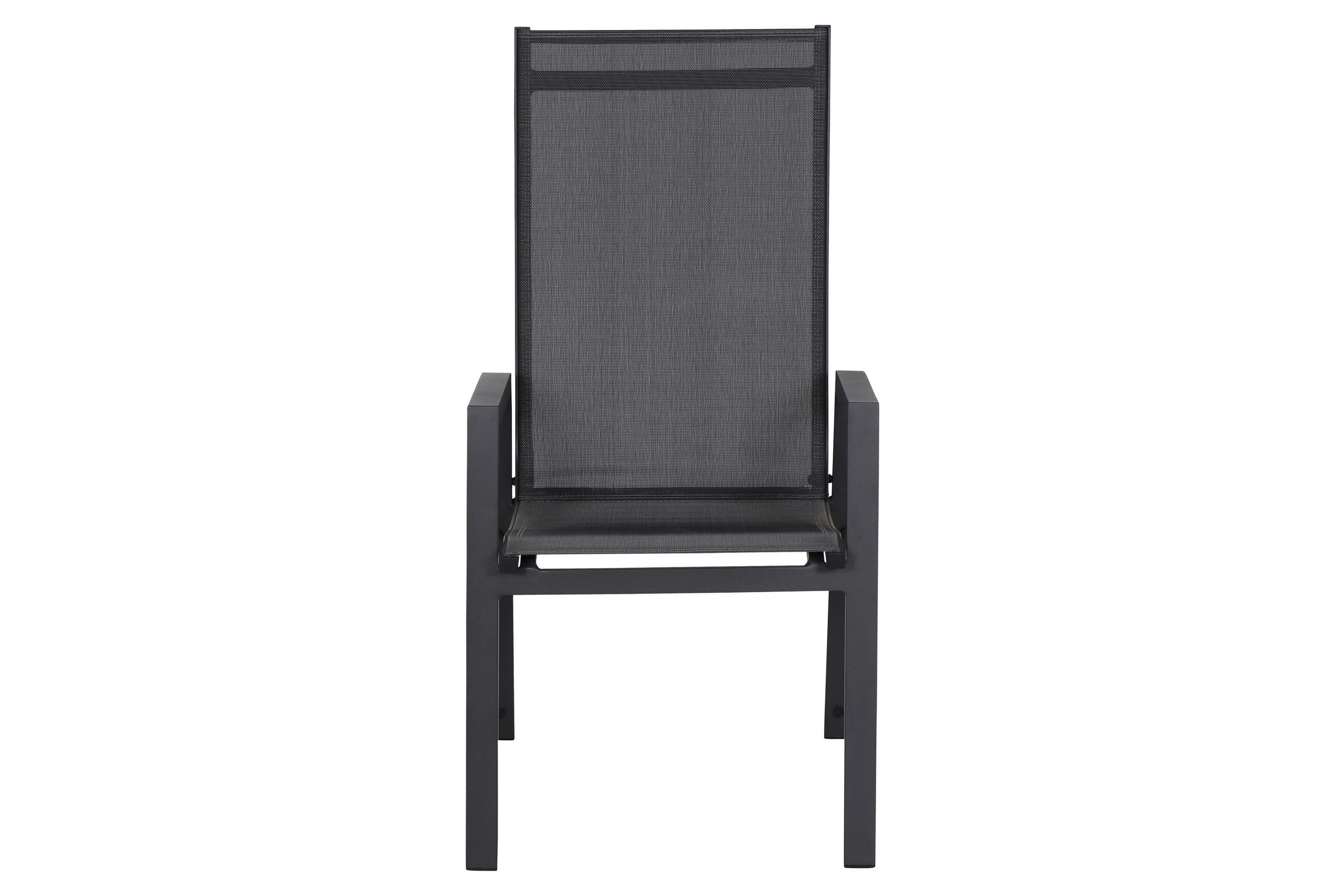 STAPELSESSEL Aluminium Anthrazit  - Anthrazit, KONVENTIONELL, Kunststoff/Metall (60/111,5/74cm) - Siena Garden