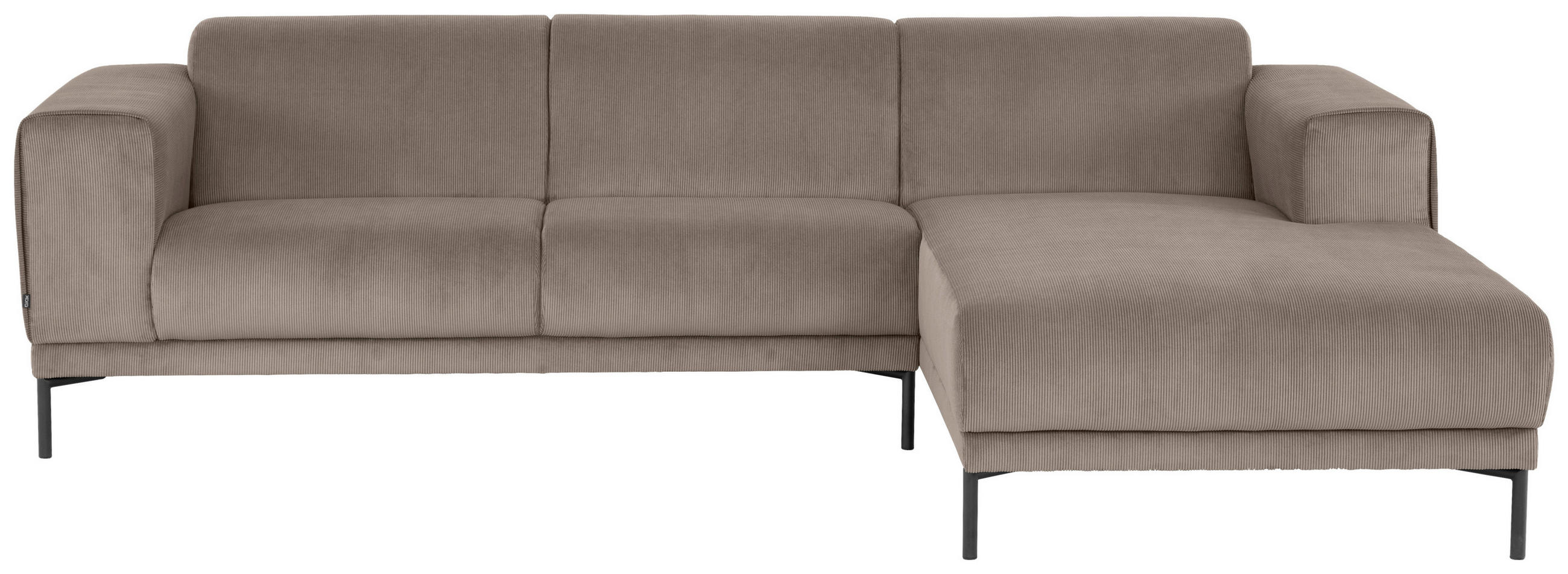 Mid.you Ecksofa Erno Taupe 262x183 cm
