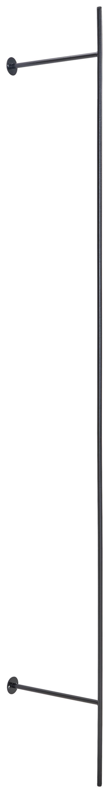 KLEIDERSTÄNDER in Schwarz 4,5/190/28 cm   - Schwarz, Basics, Metall (4,5/190/28cm) - Livetastic