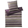 WENDEBETTWÄSCHE MICRO LINES Makosatin 200/200 cm  - Lila/Grün, Basics, Textil (200/200cm) - Joop!