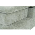 ECKSOFA Mintgrün Chenille Kopfteilverstellung, Sitztiefenverstellung  - Schwarz/Mintgrün, Design, Textil/Metall (307/243cm) - Xora