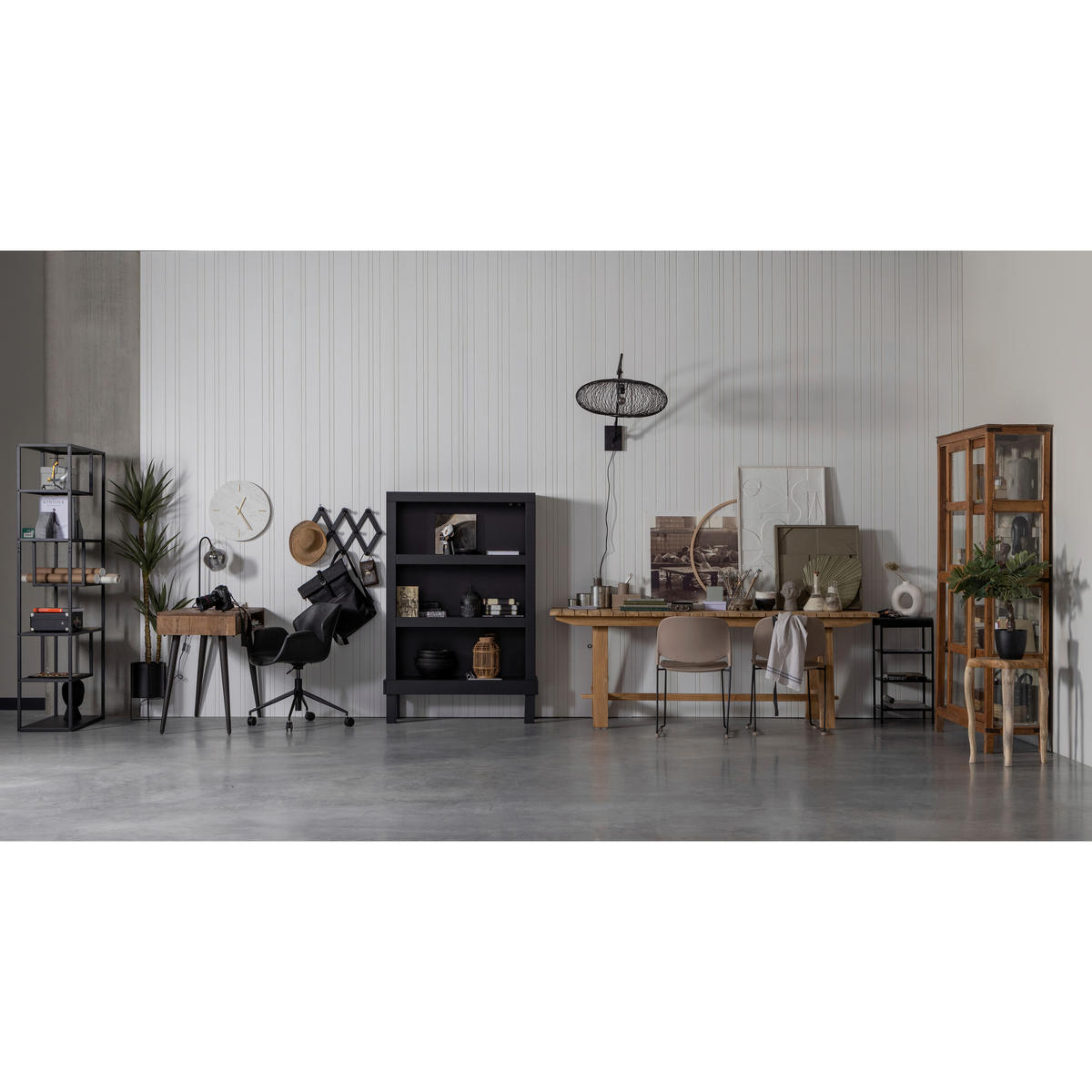 KOMMODE Bonk, 107/160/39 cm,  - Schwarz, Design, Holz (107/160/39cm) - Livetastic