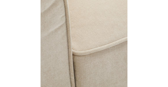 2,5-SITZER  in Chenille Beige  - Beige/Schwarz, KONVENTIONELL, Kunststoff/Textil (196/88/86cm) - Carryhome